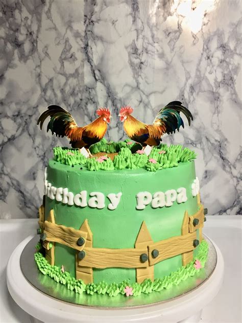Rooster Themed Cake .